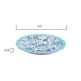 thumbnail image 6 of The Pioneer Woman Painterly Floral Melamine Appetizer Plate, Teal, 6 of 6