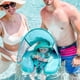 thumbnail image 4 of Solid Non-Inflatable Toddler Baby Swim Ring Float with Sunshade Waterproof Swimming Ring Airtight Use for Home Swimming Pool, 4 of 5