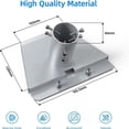 thumbnail image 3 of Starlink Gen 3 Pipe Adapter, Starlink Gen 3 Mount Heavy Duty Starlink Pole Mounting Kit, Starlink Pipe Adapter for Gen 3, 3 of 7