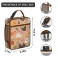 thumbnail image 3 of Rooster Insulated Lunch Box Student Reusable Lunch Bag with Water Bottle Holder Cooler Tote Bag School Beach, 3 of 6