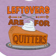 thumbnail image 4 of Inktastic Leftovers Are for Quitters with Pumpkin Pie Boys or Girls Baby Bib, 4 of 4