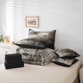 thumbnail image 4 of YST Ombre Aesthetic Bedding Comforter Set, Gradient Graffiti, Twin, 7 Count, 4 of 4