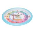 thumbnail image 1 of Cartoon Colorful Wall Clock Plastic Quartz Time Learning Clock for Kid's Bedroom Classroom, 1 of 7