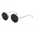 thumbnail image 4 of Gafas de sol con montura redonda de metal para mujer, gafas de sol estilo retro punk para hombre, gafas de sol personalizadas, 4 of 6