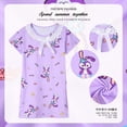thumbnail image 1 of Disney Frozen Elsa Winnie Vestido de dormir Pijamas para niñas Verano de manga corta Bebé Falda de encaje Dibujos animados Ropa para el hogar Onesie Kids10 altura 105-115cm Gao Jinjia LED, 1 of 2