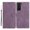 Purple, variant on Allytechgroup Wallet Phone Case for Samsung Galaxy S21 with Credit Card Slot, PU Leather Slim Lightweight Flip Case with Lanyard Shockproof Protective Bumper for Women Girls, Black