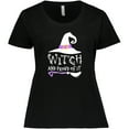 thumbnail image 3 of Inktastic Witch and Proud of It-halloween Women's Plus Size T-Shirt, 3 of 5