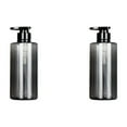 thumbnail image 1 of (Lot de 2) Rinsvye Distributeurs de Savon 300 Ml/500 ml avec Bacs de Rangement Hauts Contenants Ronds en Plastique Vides pour Savon Liquide en Verre avec Couvercles Bouteilles pour Lotions d'Aromathérapie Petits Bacs avec Couvercles Savons et Plus, 1 of 4