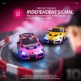 thumbnail image 5 of Desktop Drift RC Car for Adults, 1/43 Scale 2.4G Full Proportional Remote Control Vehicle with Gyro & 8 Light Modes, Waking Lion Racing Sport Cars, Pink, 5 of 7