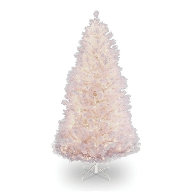 National Tree PreLit 71/2' Wispy Willow Grande White Slim Hinged