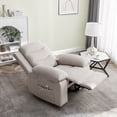 thumbnail image 2 of Kadyn Power Recliner Chair with Adjustable Massage Function, Recliner Chair with Heating System for Living Room, Beige, 2 of 11
