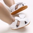 thumbnail image 5 of Baby Sandals Girl Sneakers Pattern Cute Bow Decoration Hook Loop Breathable Sandals Girls Beach Shoes,Size 12 Months-18 Months, 5 of 9