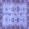 thumbnail image 1 of Ahgly Company Indoor Square Oriental Blue Traditional Area Rugs, 8' Square, 1 of 4