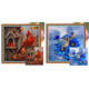 thumbnail image 1 of Kit Punto Cruz Cardenal Impreso Hilo Algodón Ecológico Bordado 11CT 50x50cm, 1 of 8