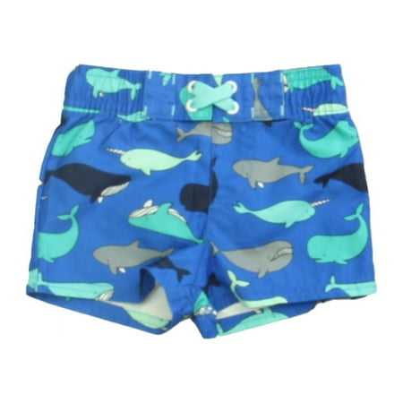 

Pre-owned: Cat & Jack Boys Blue Whales Trunks size: 6-9 Months (Excellent)