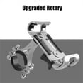 thumbnail image 5 of Mulanimo Metal Motorcycle Bicycle Phone Holder Aluminum Alloy Anti-slip Bracket Gps Clip Universal Rotating Phone Stand For All Smartphones, 5 of 7