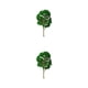 thumbnail image 4 of Matsuzay 10 piezas modelo árbol construcción calle diseño carril paisaje tamaño compacto apariencia bonita árboles plásticos miniatura, 4 of 6