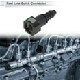 thumbnail image 3 of Conectores rápidos de línea de combustible de 5/16" ID para conector macho SAE de 5/16" - Conectores de sellado de plástico negro y gris, 2 piezas, 3 of 6