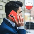 thumbnail image 7 of Designed for iPhone 16 Plus Flip Case, RFID Blocking, Card Holder Wallet, Vegan PU Leather, Adjustable Stand Cell Phone Case, for Women & Men, Magnetic Clasp, for iPhone 16 Plus, Red, 7 of 7