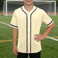 thumbnail image 2 of SROBPTY Teen Boys Summer Short Sleeve Tops Solid Fashion Lightweight V Neck Tee Shirts for Outdoor Use 3-15 Years, 2 of 5