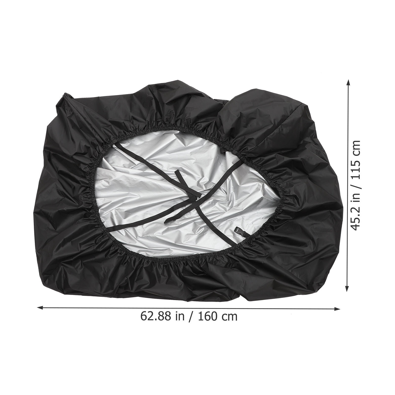 CIMAXIC Outdoor Foosball Table Cover Black Oxford Cloth 1 Piece 63X45X20In