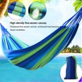thumbnail image 4 of Widen Double Person Hammock Portable Travel Hanging Hammock Swing Sleeping Bed Lazy Chair Canvas Hammocks, 4 of 9