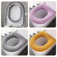 thumbnail image 4 of 3 fundas de cojín para asiento de inodoro, lavables y reutilizables., 4 of 8