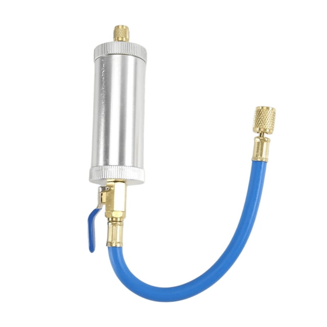 Dye Injector Air Conditioning Car Oil Injection R12 R134A R22 Dye Injection 2 Ounce Pure Liquid Coolant Filler Tube Blue