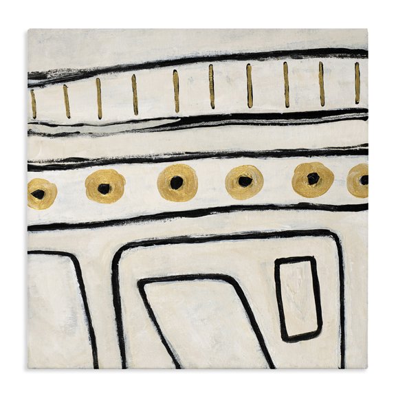 Stupell Industries Contemporary Abstract Outline Shapes Pattern Canvas Art, 30 x 30, by Lanie Loreth
