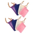thumbnail image 4 of 8 Pcs Sac à Savon Moussant à Cordon Sac de Rangement pour Savon Toilette Fabricant de Bulles de Salle de Bain, 4 of 7