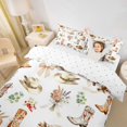 thumbnail image 3 of spefrowx Watercolor Western Cowboy Twin Duvet Cover for Girls Women, Boho Floral Boot Hat Twin Bedding, Reversible, 2pcs, 1 Duvet Cover and 1 Pillowcase, 3 of 6