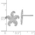 thumbnail image 7 of 14k White Gold Solid Starfish Post Earrings, 7 of 7