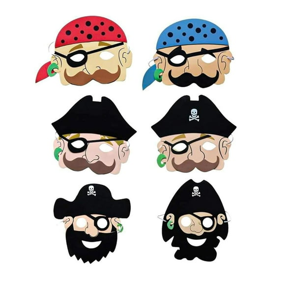 Paper Pirate Child Costume Mask