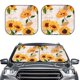 thumbnail image 2 of Balery Sunflower 5 Parasol para parabrisas de coche de 2 piezas | Parasol plegable para parabrisas delantero de coche para la mayoría de sedanes-Small, 2 of 6