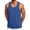 Blue, variant on OIOLOYJM Mens Tank Tops Summer Casual Gym Workout Bodybuilding Sleeveless Shirt Quick Dry Lightweight Loose Fit Muscle Y-Back Fitness Tanks Green L