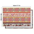 thumbnail image 6 of Pioneer Flower Floral Print Pattern Summer Placemats Table Placemats Set Of 4-Linen Kitchen Washable Placemats Table Mats 12x18 Inch Non-Slip Heat Resistant, 6 of 6