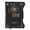 Black, variant on Password Lock Diary Notebook Hardcover PU Journal 360 Pages Lined Ribbon Bookmarks For Offices School Travel Daily Use