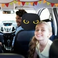 thumbnail image 7 of HomeKingdee Black-Cats-Eyes Car Pillow Headrest Covers, Breathable Automotive Seat Cover Accessories, Elastic Universal Fit for Car/Truck Seats, 7 of 7