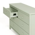 thumbnail image 4 of Storkcraft Alpine 6 Drawer Nursery Double Dresser, Sage, 4 of 11