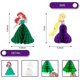 thumbnail image 2 of Centro de mesa con forma de panal de princesa (6 piezas), ideal para fiestas de cumpleaños con temática de princesas., 2 of 5