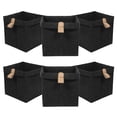 thumbnail image 1 of unbranded 6Ud Cubos Plegables De Fieltro Oscuro Para Organizar Ropa Con Resistente Y Compacto, 1 of 6