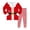 Pajama-729Red505, variant on Gunia Boy Girl Christmas Pajamas Toddler Cotton Plaid Long Sleeve Crewneck Top And Pants Festive Family 2 Piece Xmas Pjs Holiday Party Loungewear