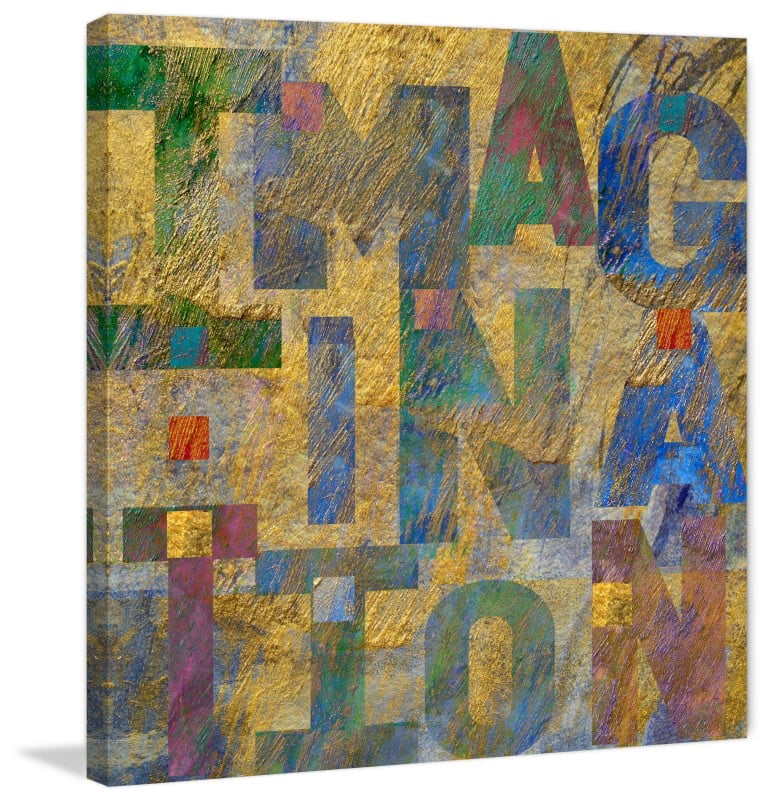 "Imagination II" Painting Print on Wrapped Canvas