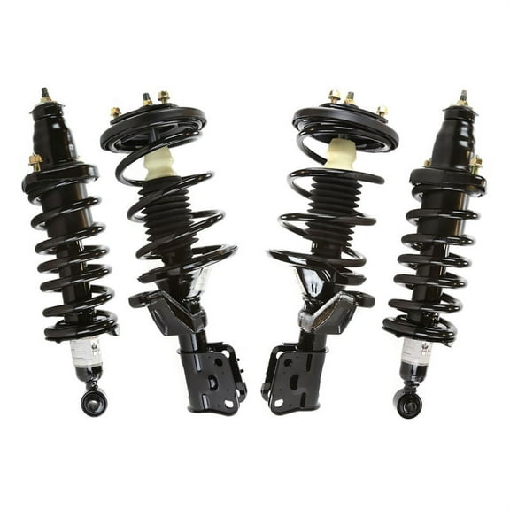 AutoShack Front & Rear Complete Strut & Coil Spring | Replacement for 2001-2005 Honda Civic | 4-PC
