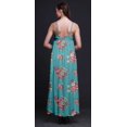 thumbnail image 3 of Bimba Rayon Floral Printed Spaghetti Strap Sleeveless Womenâ€™s Cami Maxi Slip Swing Dress-Medium, 3 of 4