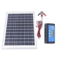 thumbnail image 1 of Solar Panel MPPT  Controller, Solar Panel Kit Compact Easy Installation Stable 18V Efficient with 3meter Battery Clamp for Outdoor, 1 of 7