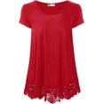 thumbnail image 1 of HSHDLDF Plus Size Swing Lace Flowy Tank Top for Women, 1 of 3