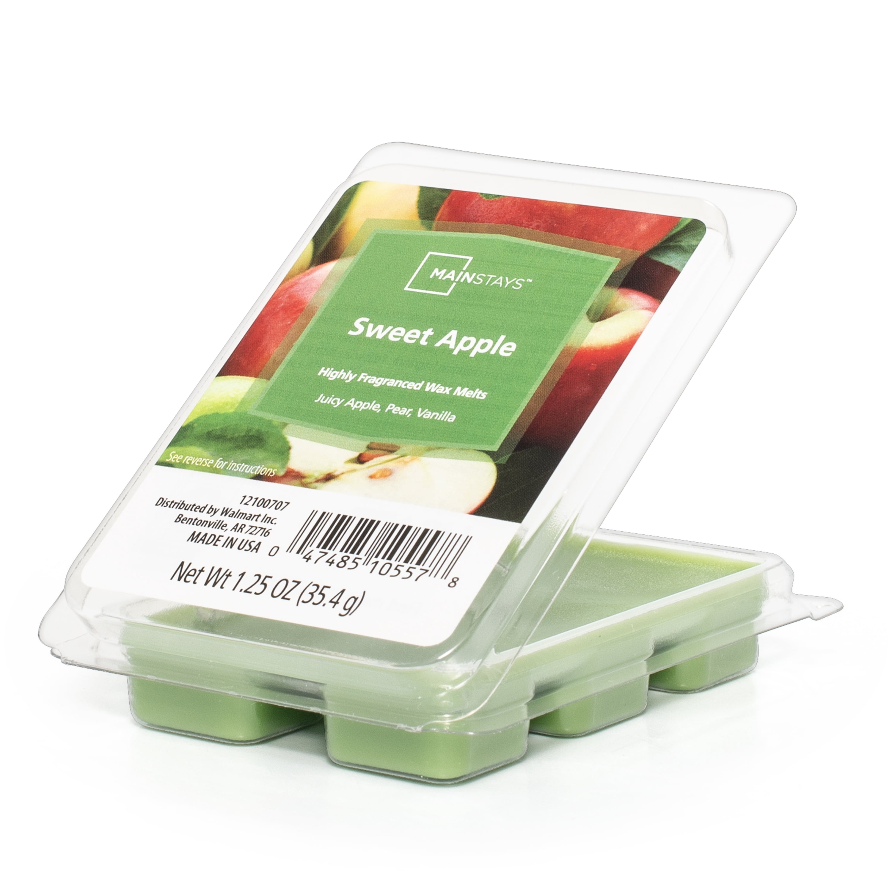 Mainstays Sweet Apple Scented Wax Melt, 1.25 oz