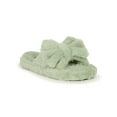 thumbnail image 1 of Mata Faux Fur Bow Vamp Slide Sandal 20391, 1 of 6