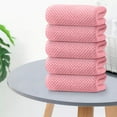 thumbnail image 2 of Cinvoph 12"x 24" 5pcs Bathroom Hand Towels, Hand Towel for Bath, Face, Kitchen, Super Soft Absorbent, Machine Washable, pink, 2 of 7